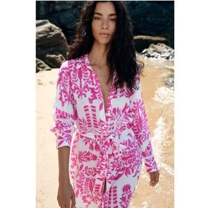 Zara belted shirt dress - New